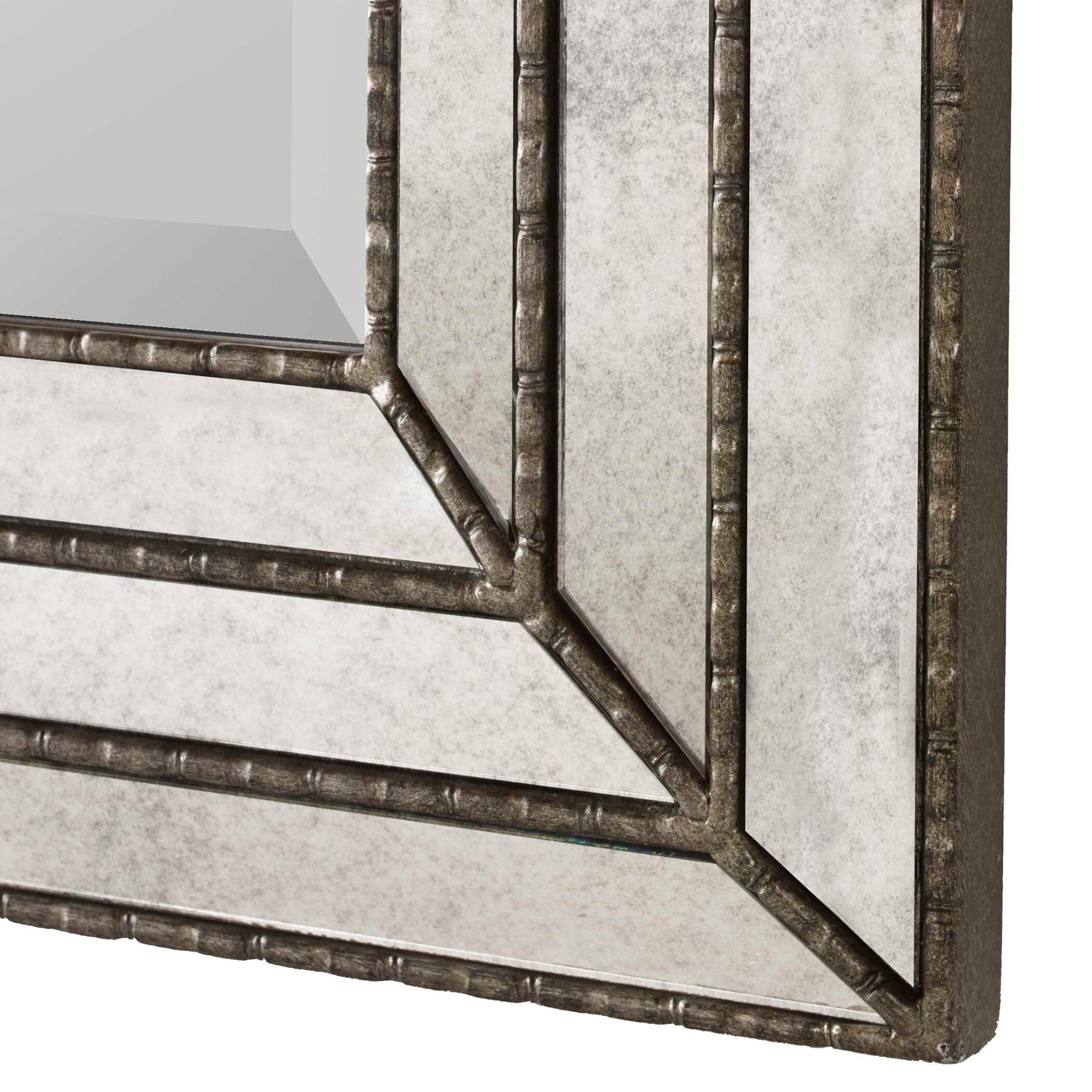 Seymour - Mirror - Antique Silver