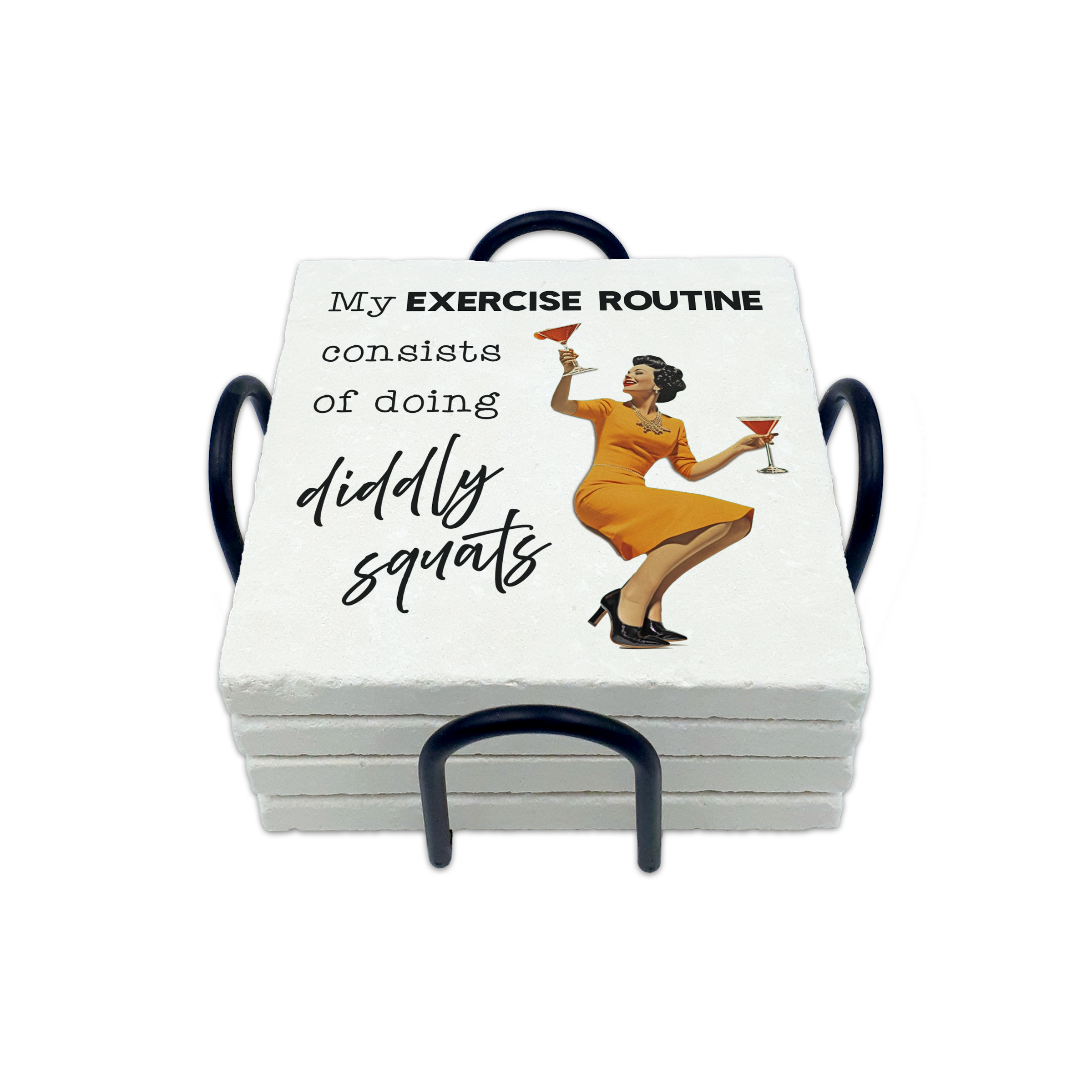 Metal Coaster Caddy