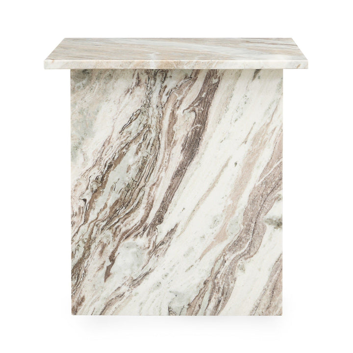 Bexly - Marble Square End Table