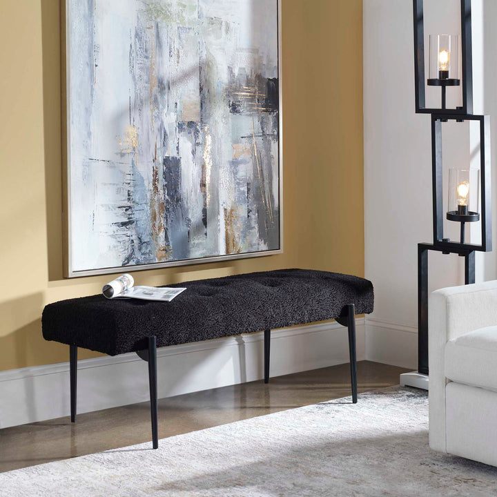 Olivier - Modern Bench - Black