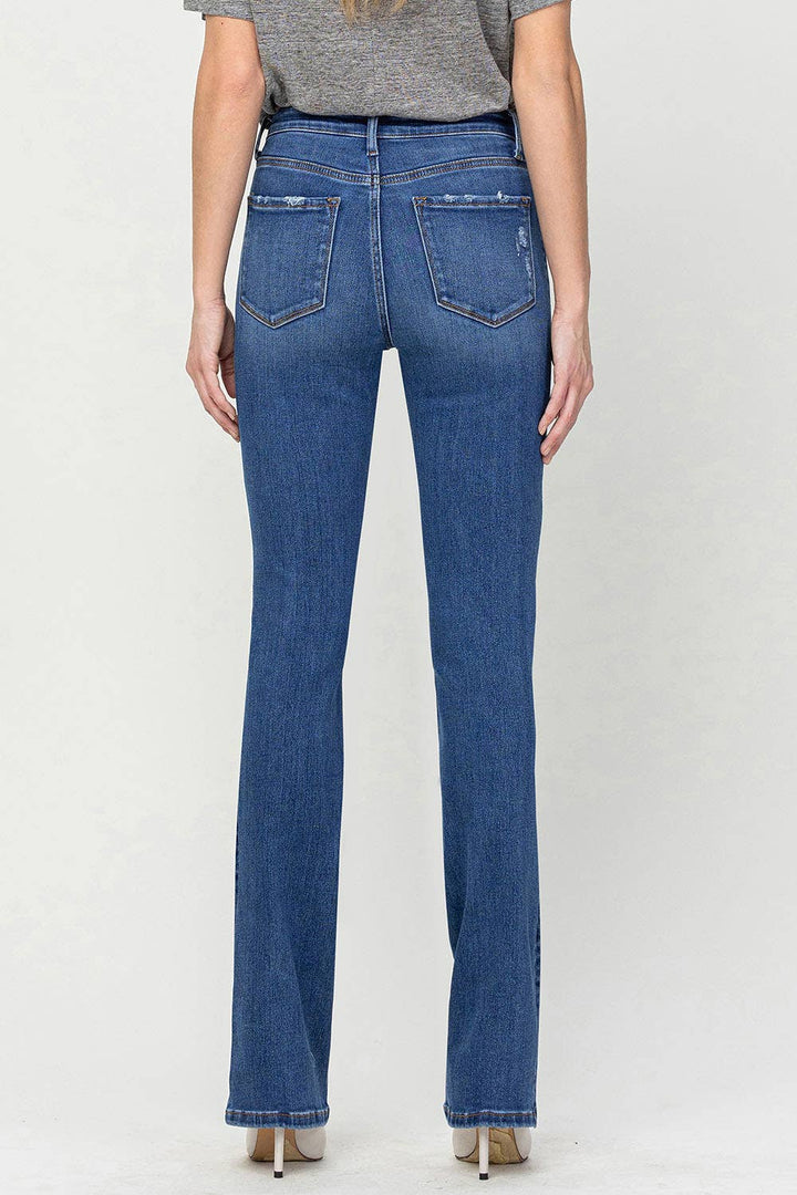 HIGH RISE BOOTCUT JEANS V3205: SHINING / 26
