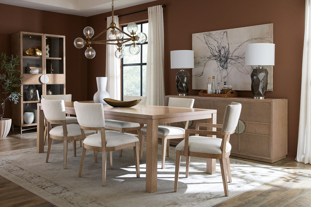 Sonnet - Rectangular Dining Table With One 18" Leaf - Dark Gray