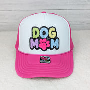 Dog Mom Glitter Chenille HAT/POCKET Patch