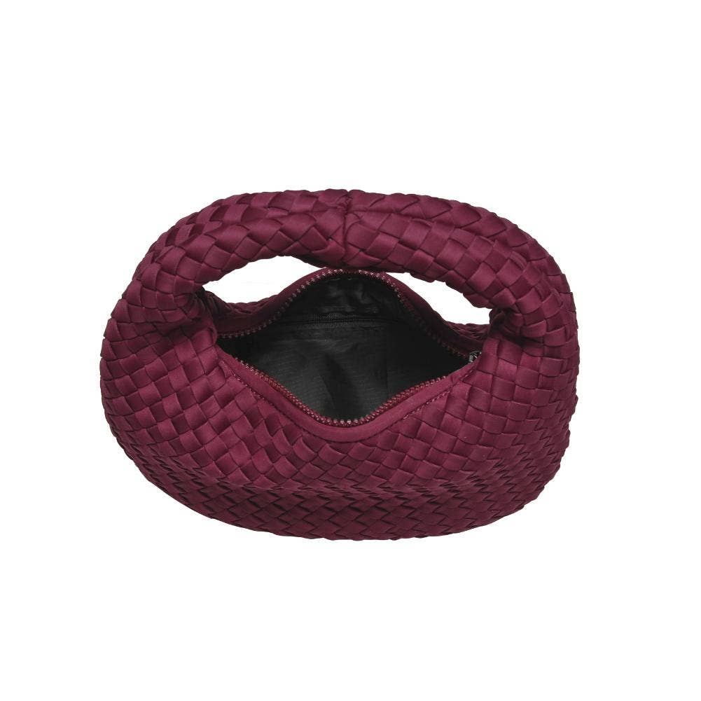 Dare to Dream - Small Woven Neoprene Clutch: Dark Denim