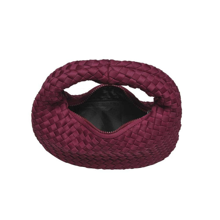 Dare to Dream - Small Woven Neoprene Clutch: Dark Denim