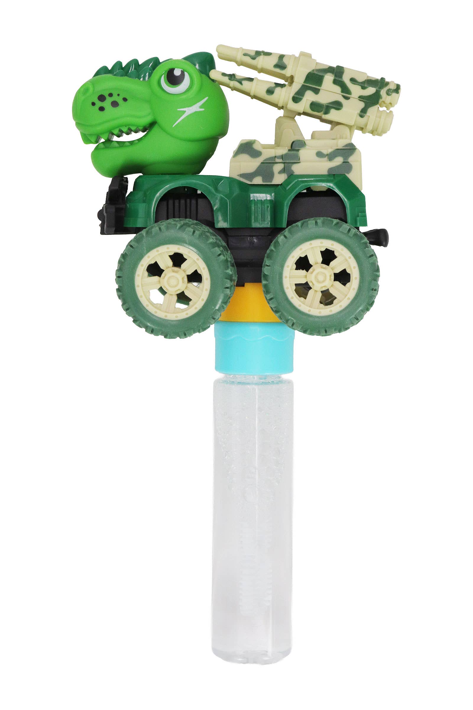 Dinosaur Wind-up Car 3 Hole Bubble Stick Wand