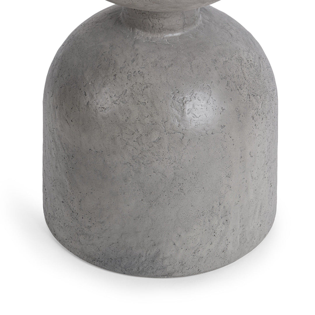 Adna - Outdoor Accent Table - Dark Gray