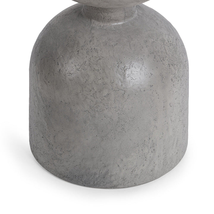 Adna - Outdoor Accent Table - Dark Gray