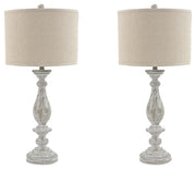 Bernadate - Poly Table Lamp (Set of 2) - Whitewash