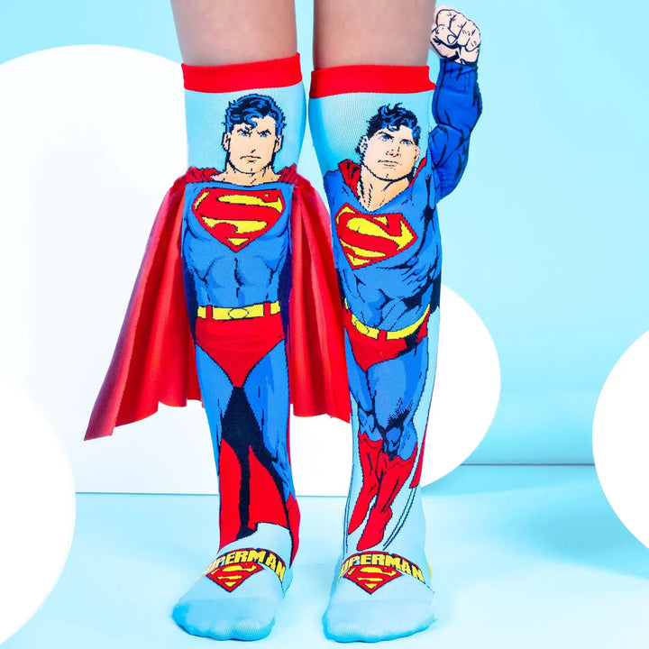 SUPERMAN SOCKS: Kids & Adults Age 6 - 99