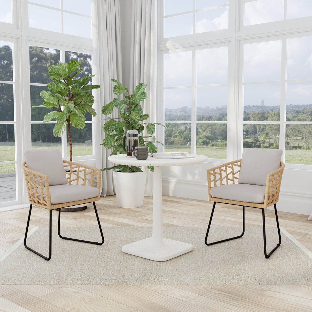 Paulina - Outdoor Bistro Table - White