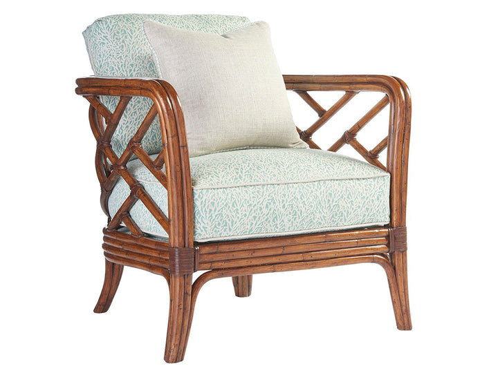 Island Estate - Palm Chair - Dark Brown / Beige