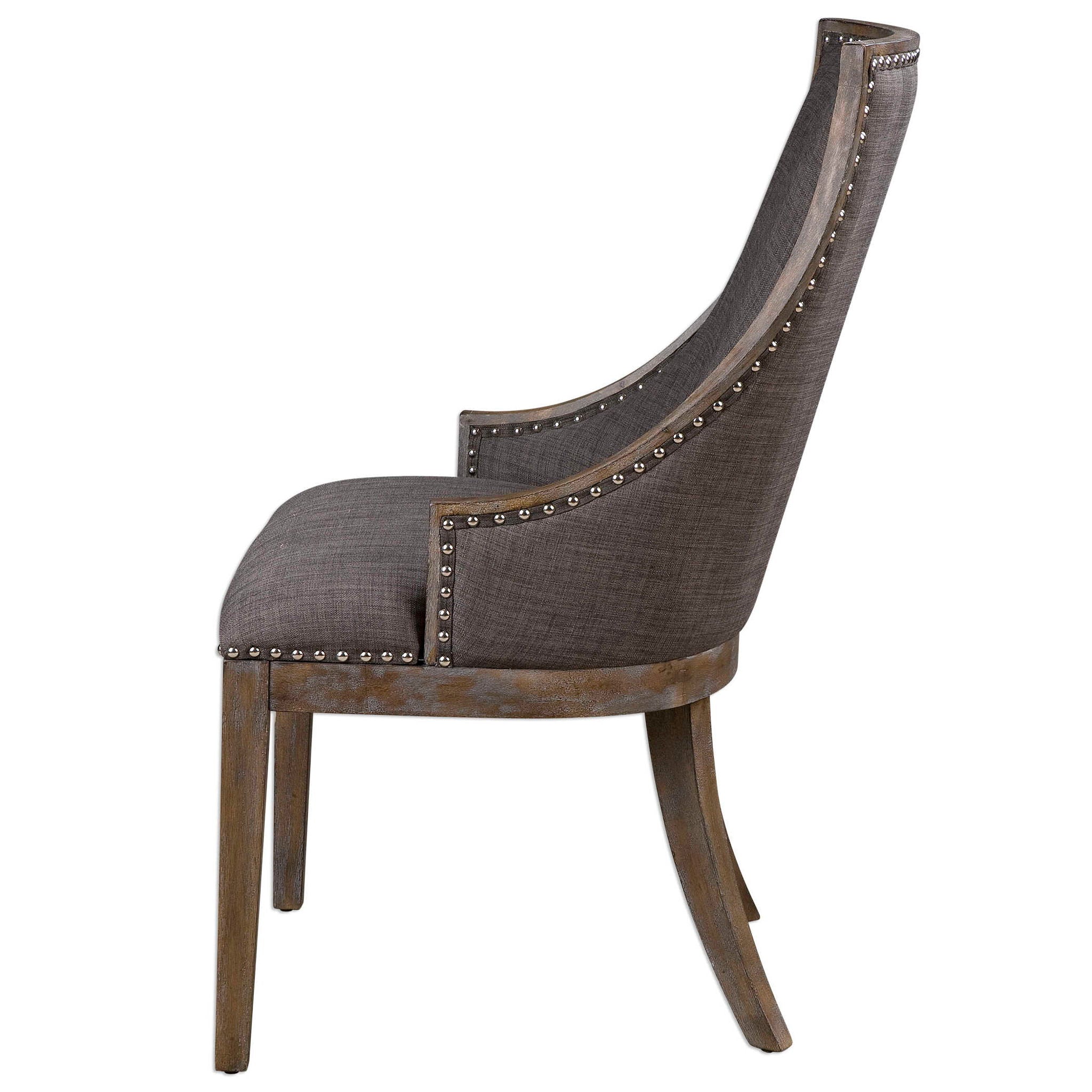 Aidrian - Accent Chair - Charcoal Gray