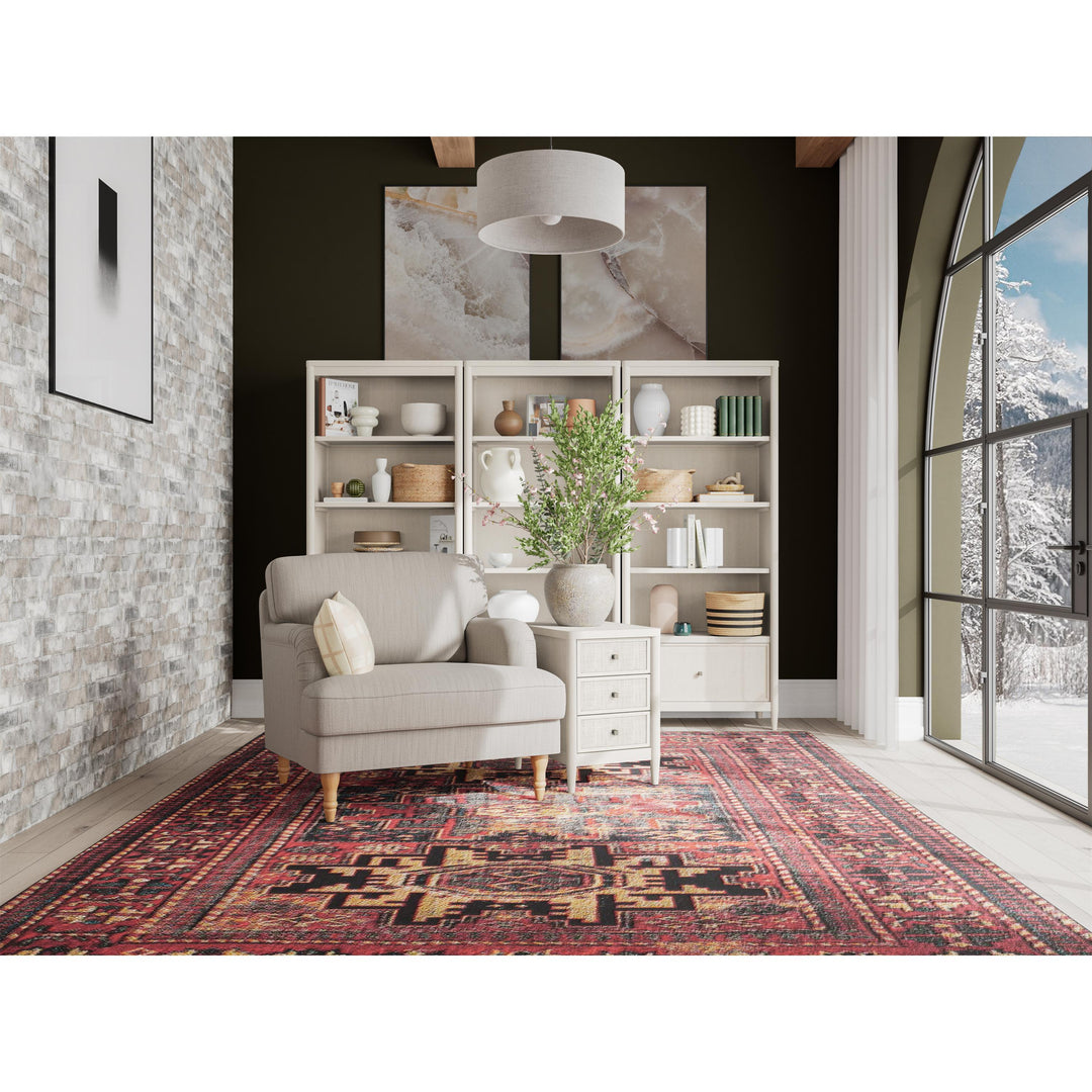 Maren - Drawer Bookcase - Beige