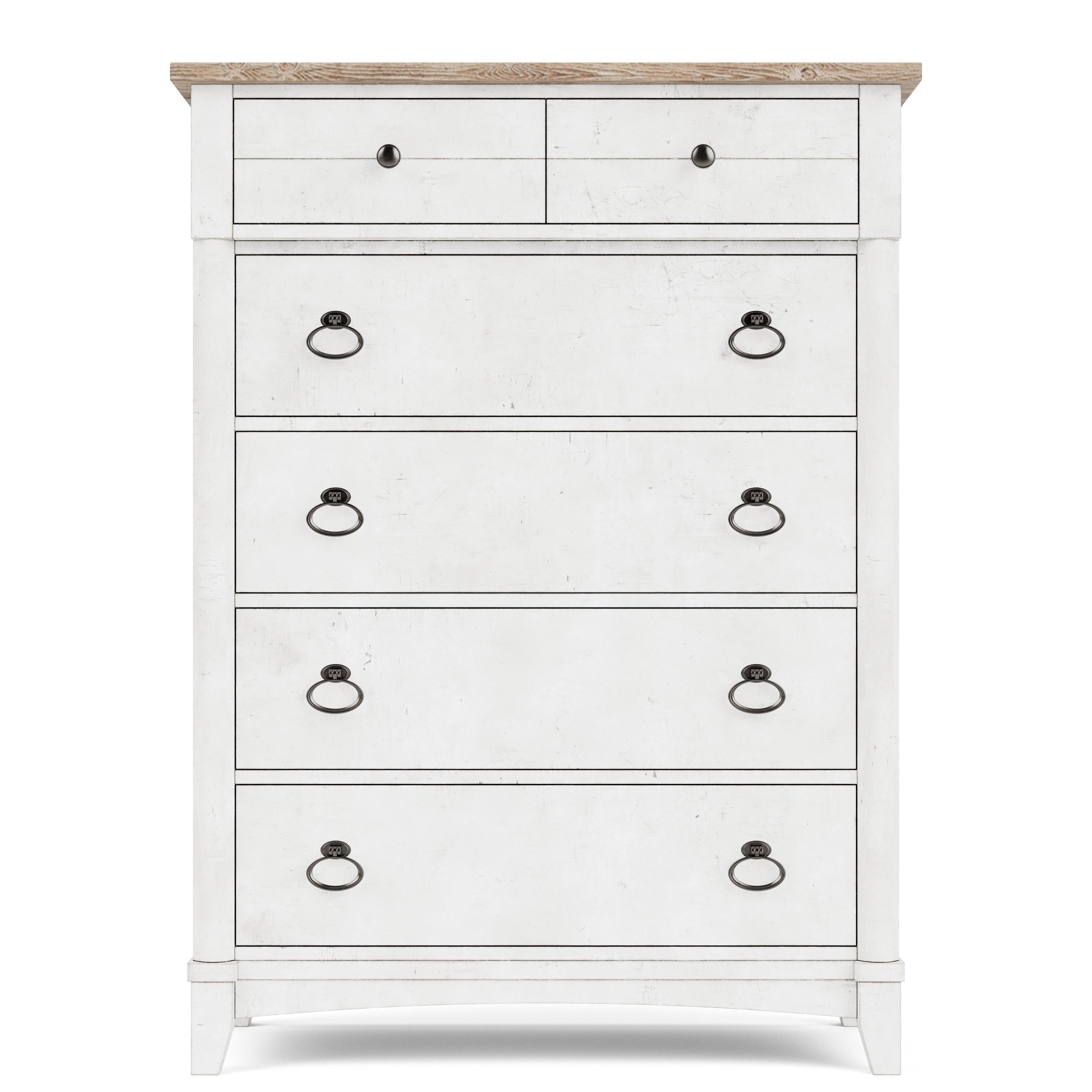 Maddox - 5 Drawer Chest - White
