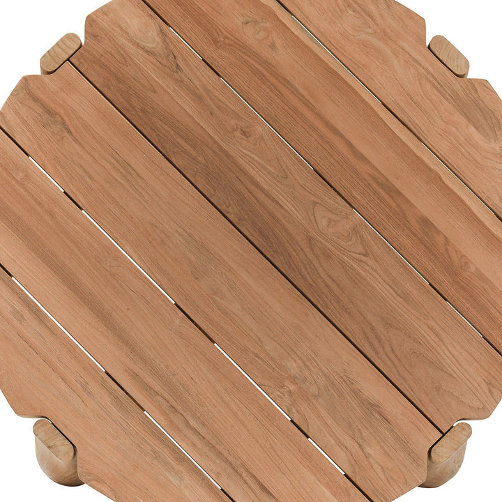 Aston - Outdoor Round Coffee Table - Natural