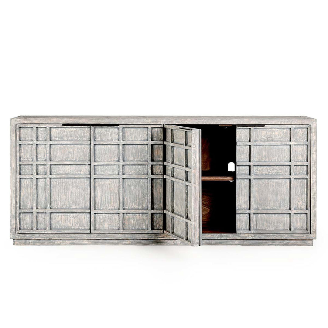 Chandler - 4 Door Sideboard - Antique Blue