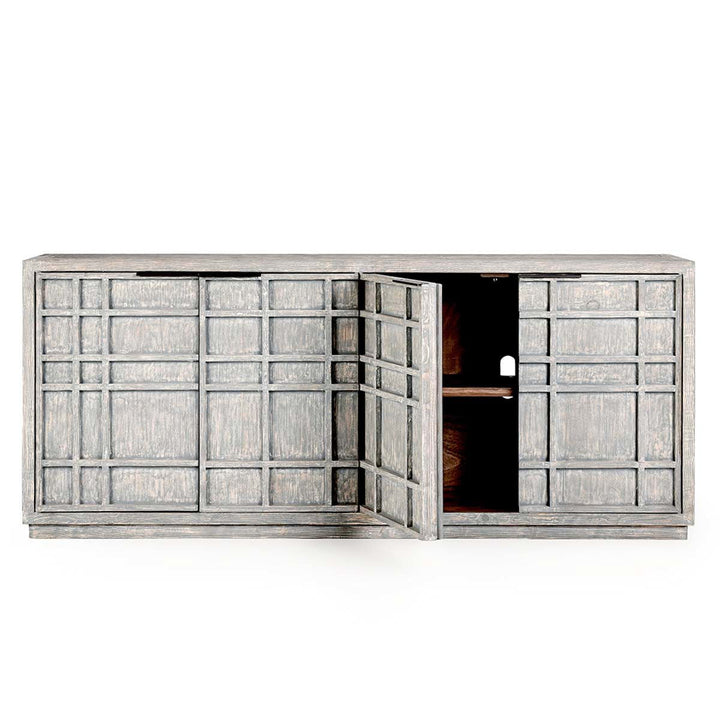 Chandler - 4 Door Sideboard - Antique Blue