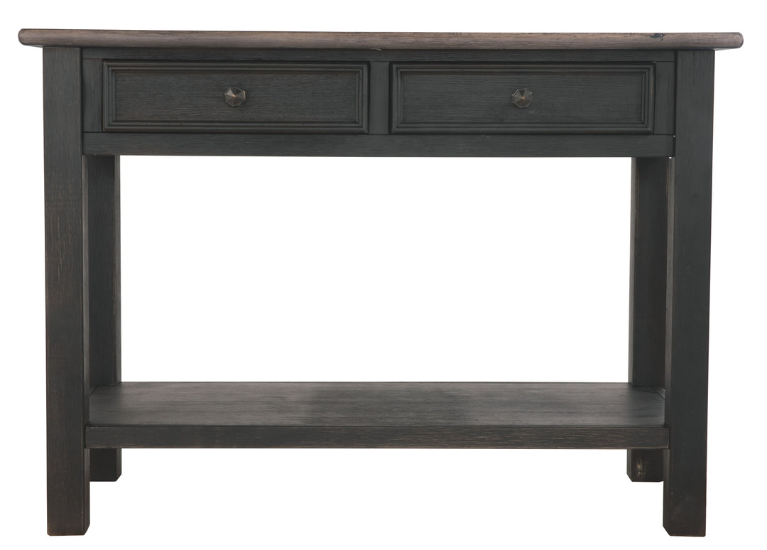 Tyler Creek - Grayish Brown / Black - Sofa Table