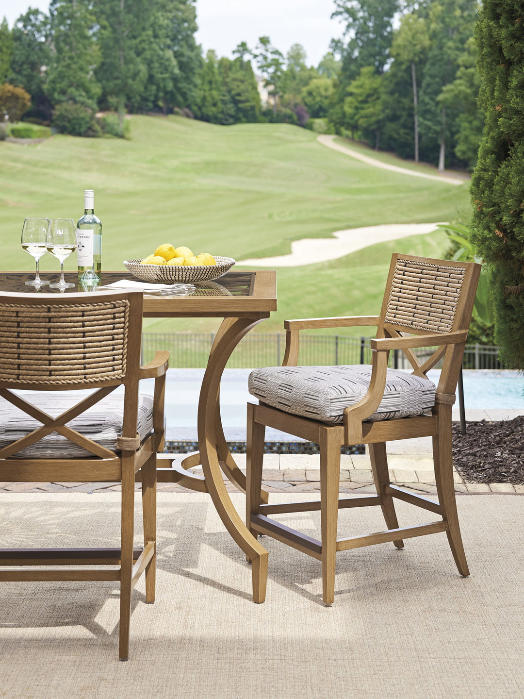 Los Altos Valley View - Bistro Table - Light Brown