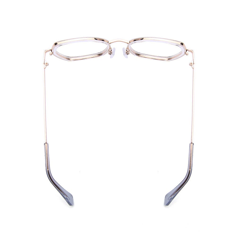 MELISSA | Gold Frame /  Clear Accent: 1.25