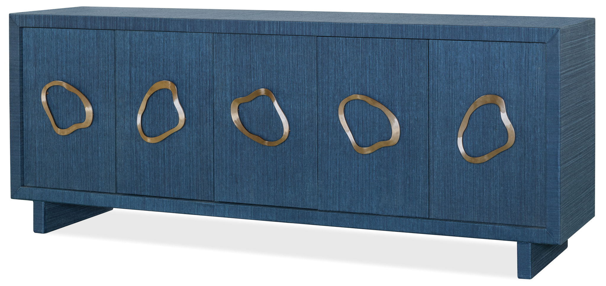 Commerce And Market - Paige Five-Door Credenza - Blue