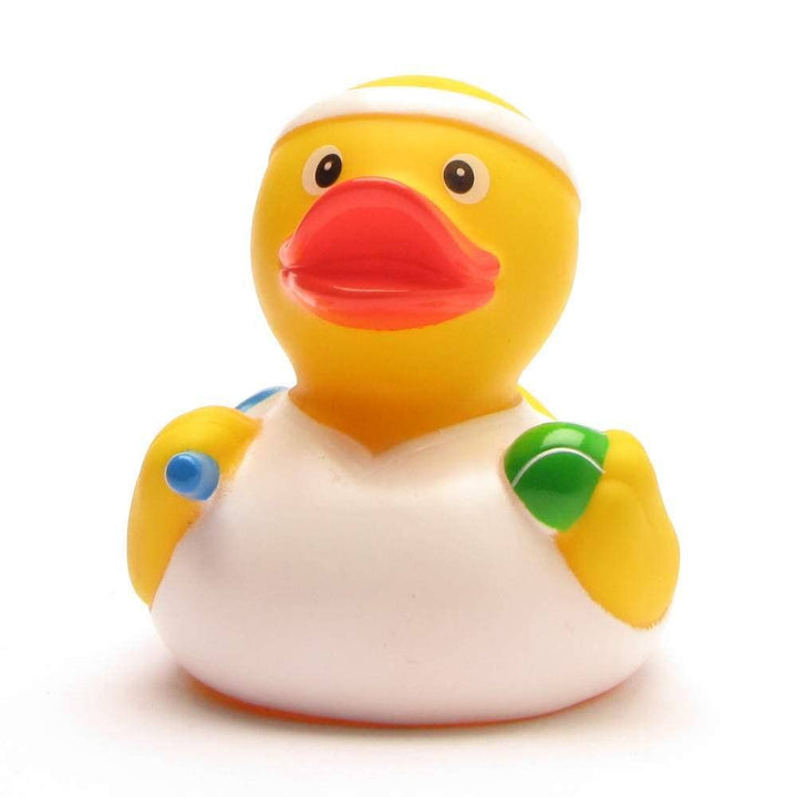 Tennis rubber duck - rubber duck