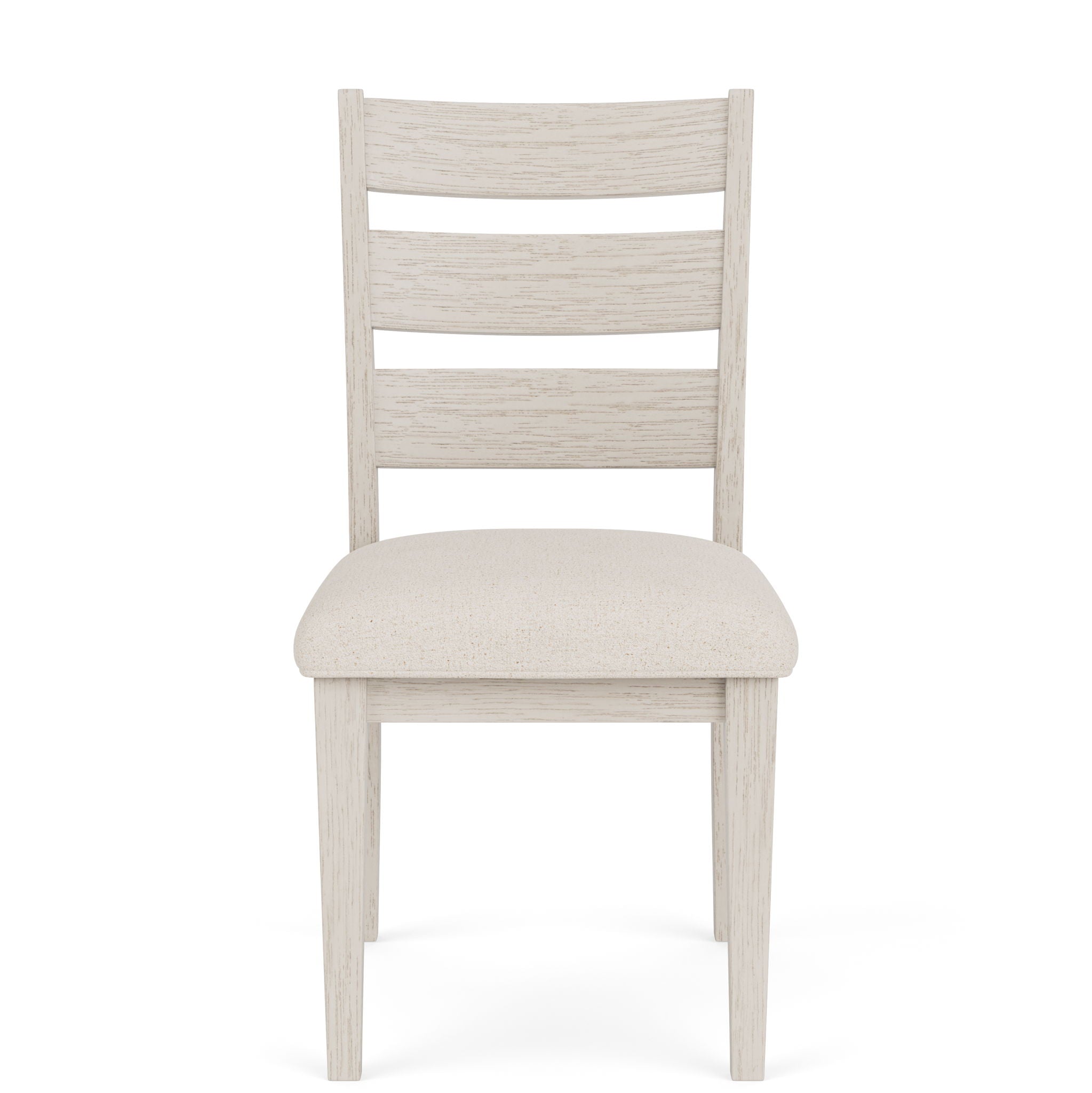 Glenndale - Wood Back Upholstered Side Chair (Set of 2) - Aged White