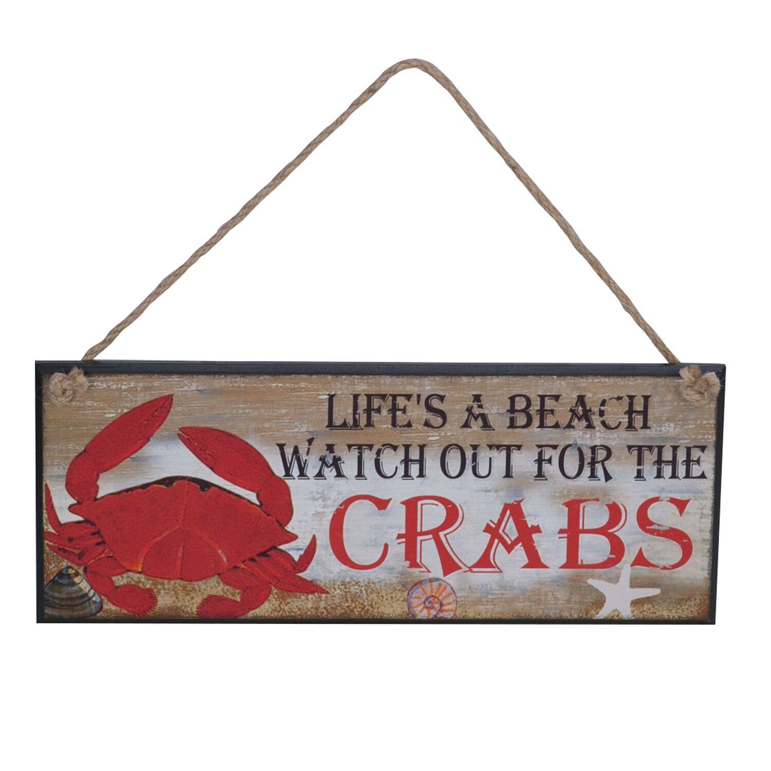 SALE  Watch For Crabs Wall Sign