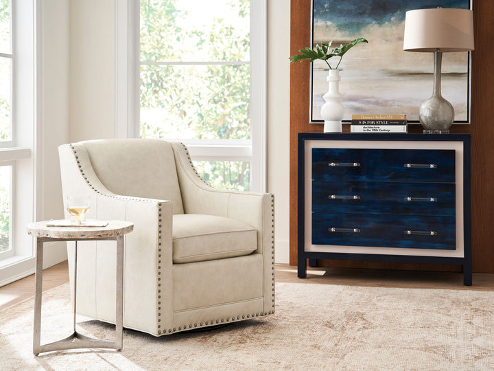 Lexington Leather - Barrier Leather Swivel Chair - Light Brown