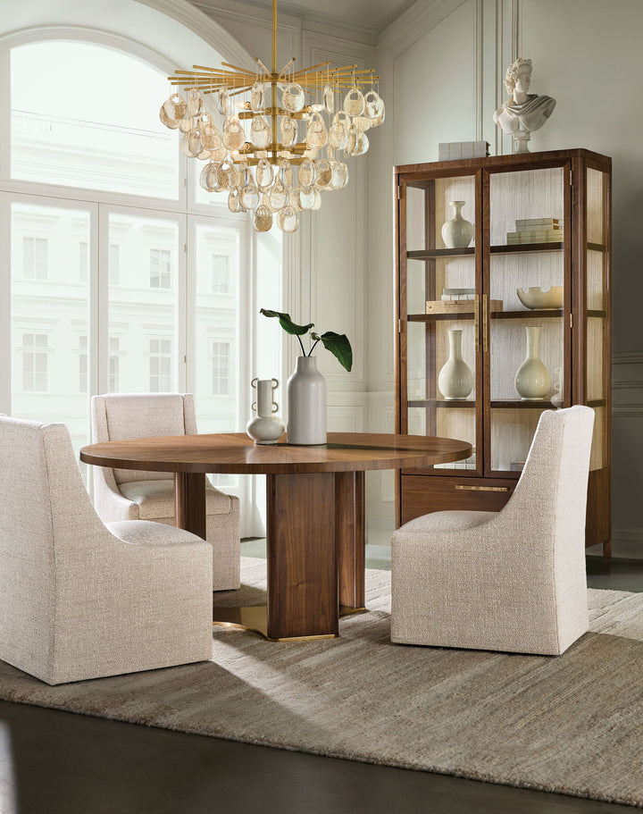 Eleana - Display Cabinet - Medium Wood