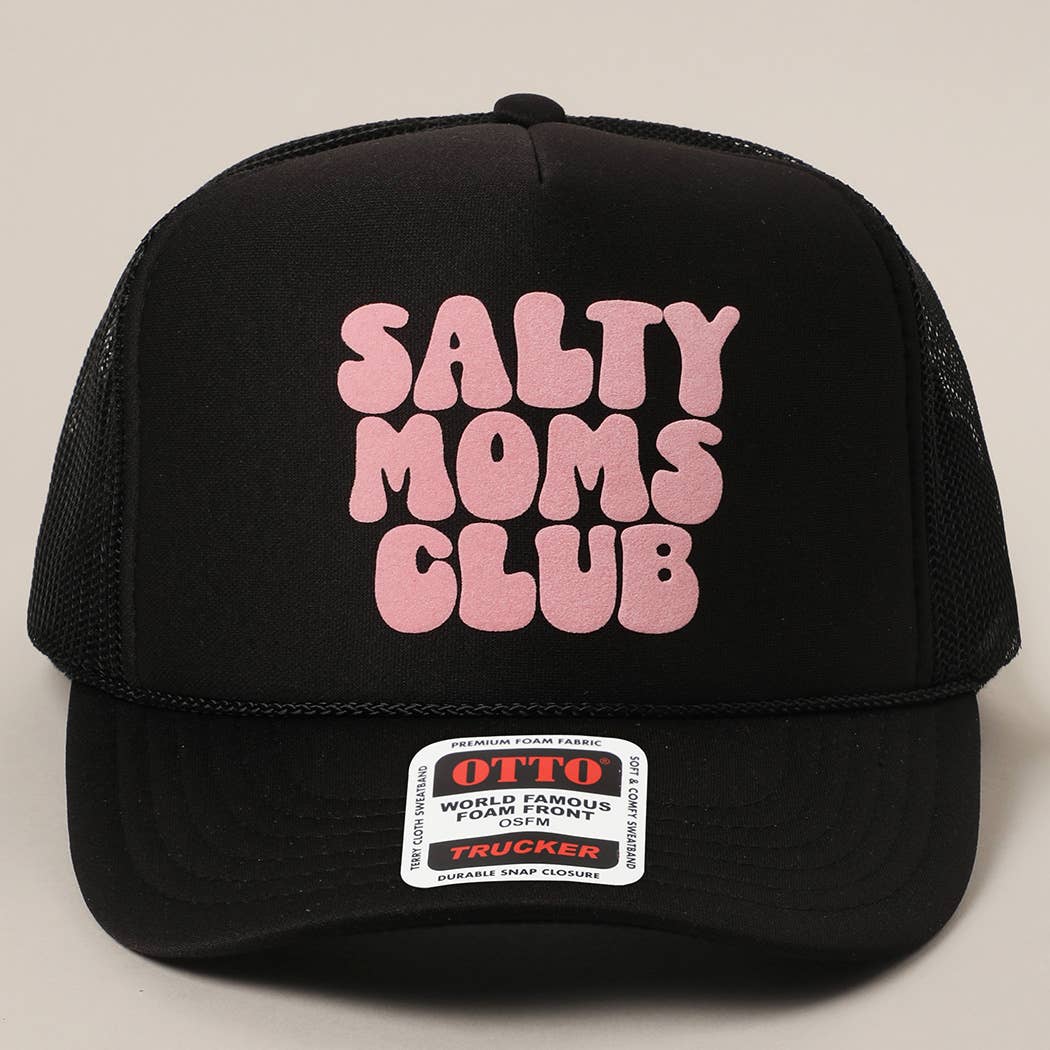 Salty Moms Club Printed Mesh Back Trucker Hat