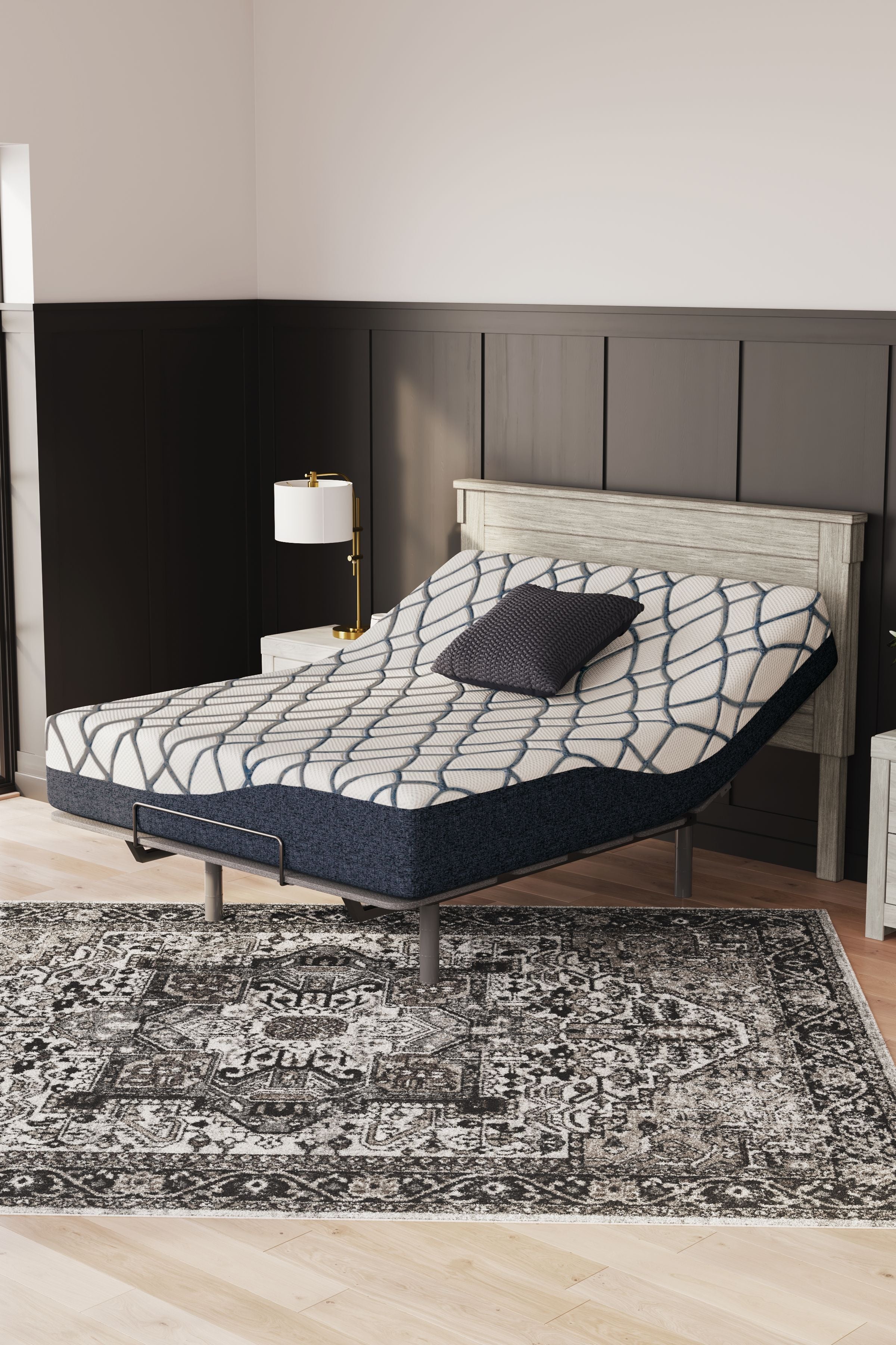 12 Inch Chime Elite 2.0 - California King Mattress - White / Blue