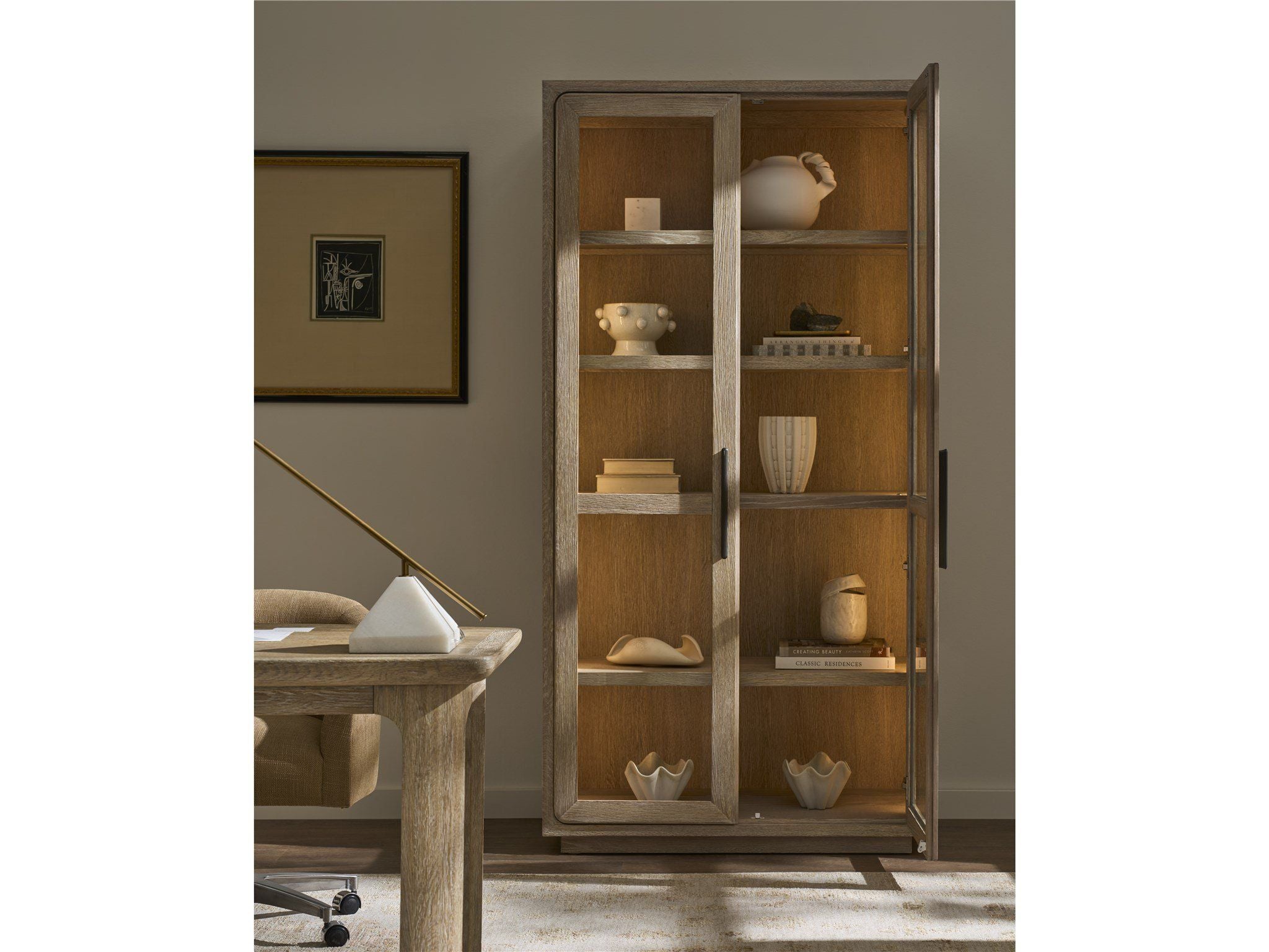 Modern - Wood Display Cabinet