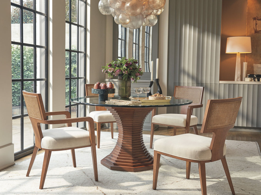 La Costa - Cabrillo Glass Top Dining Table