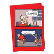 Christmas Card - Santa Butt Dial