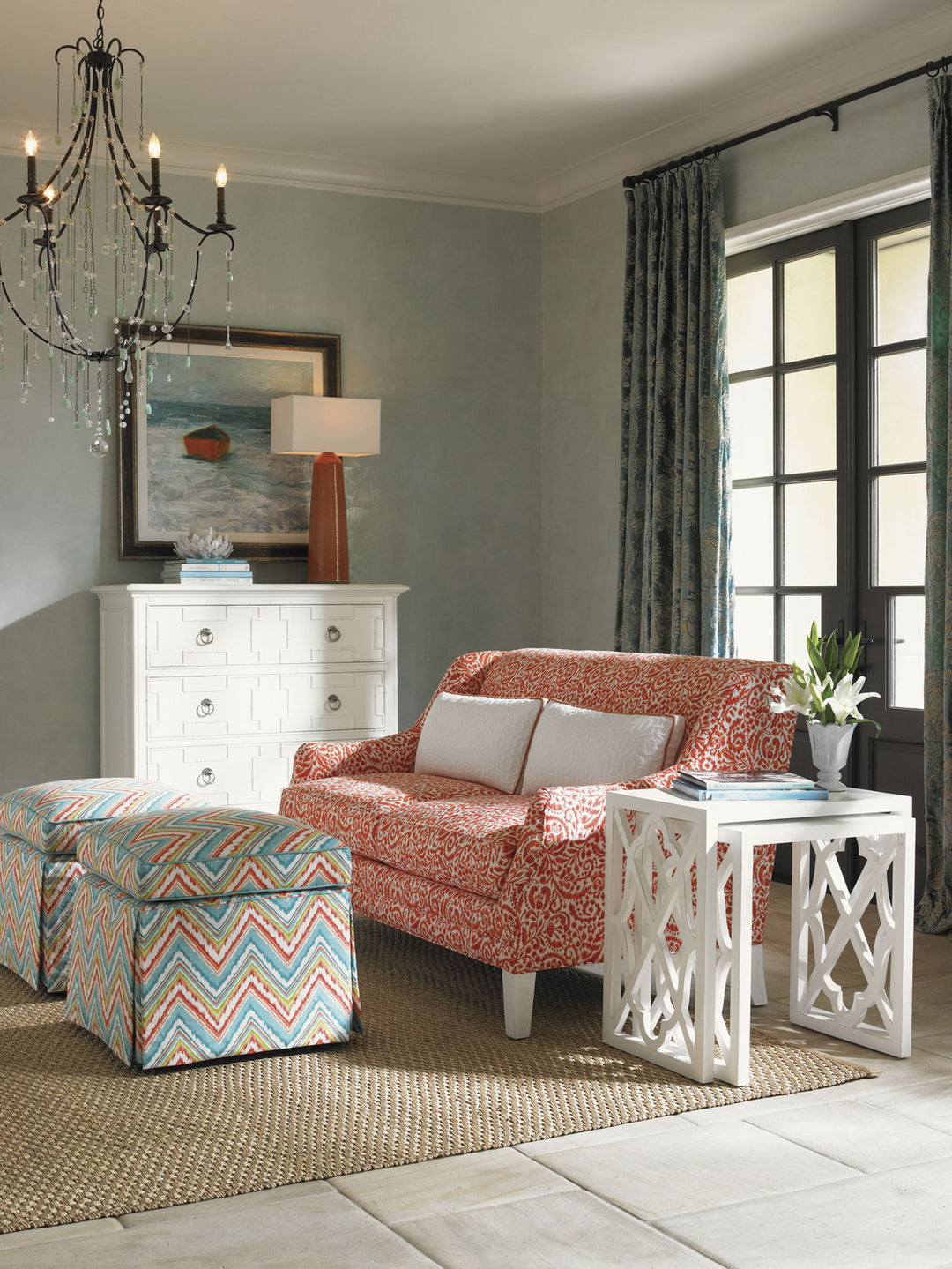 Ivory Key - Somers Isle Hall Chest - White