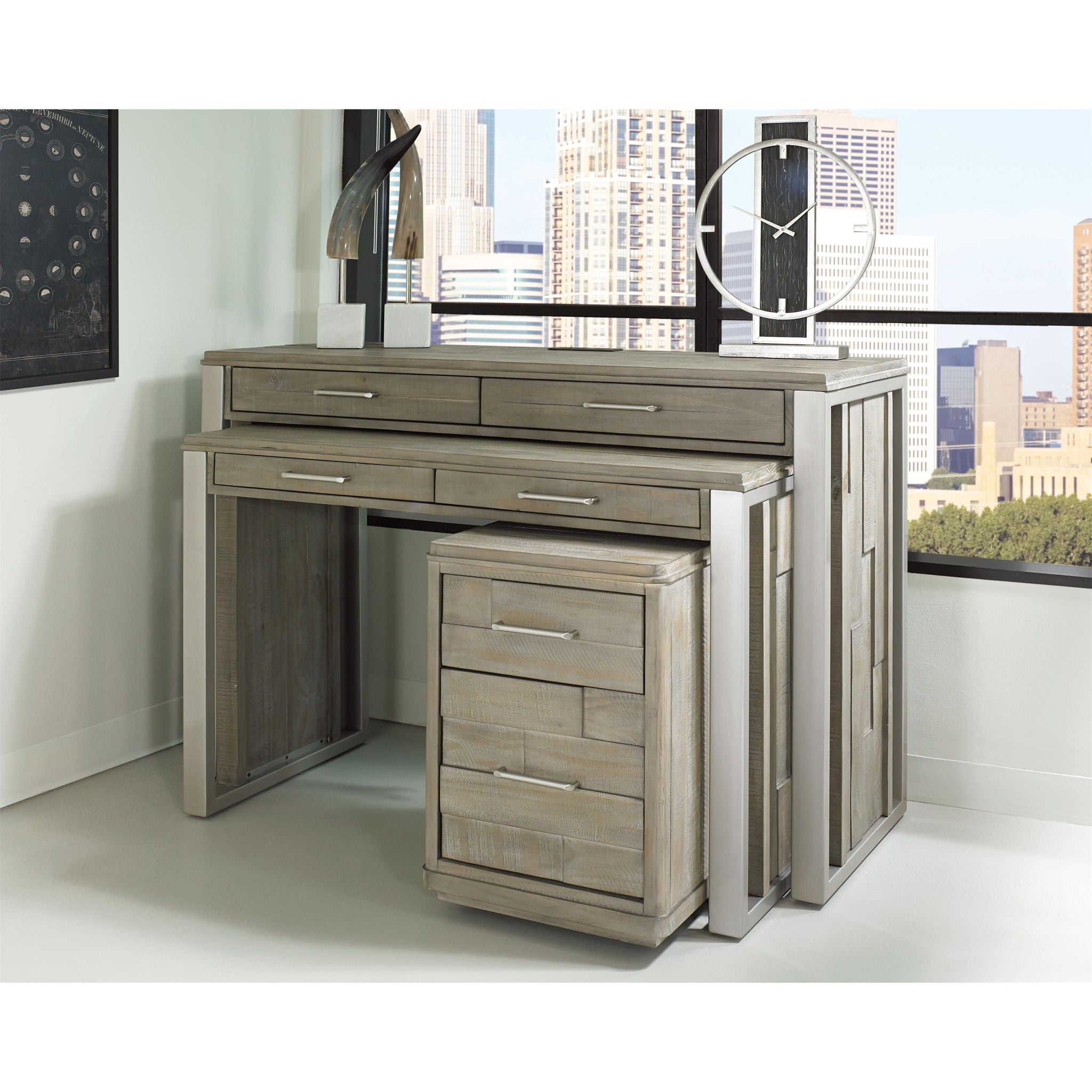 Intrigue - Mobile File Cabinet - Hazelwood