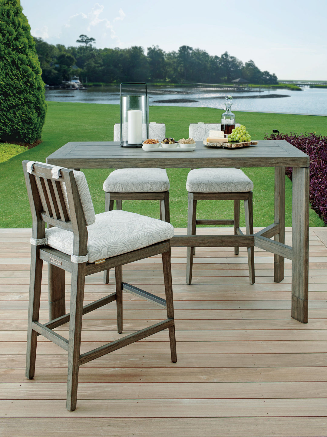 La Jolla - High/Low Bistro Table - Dark Brown