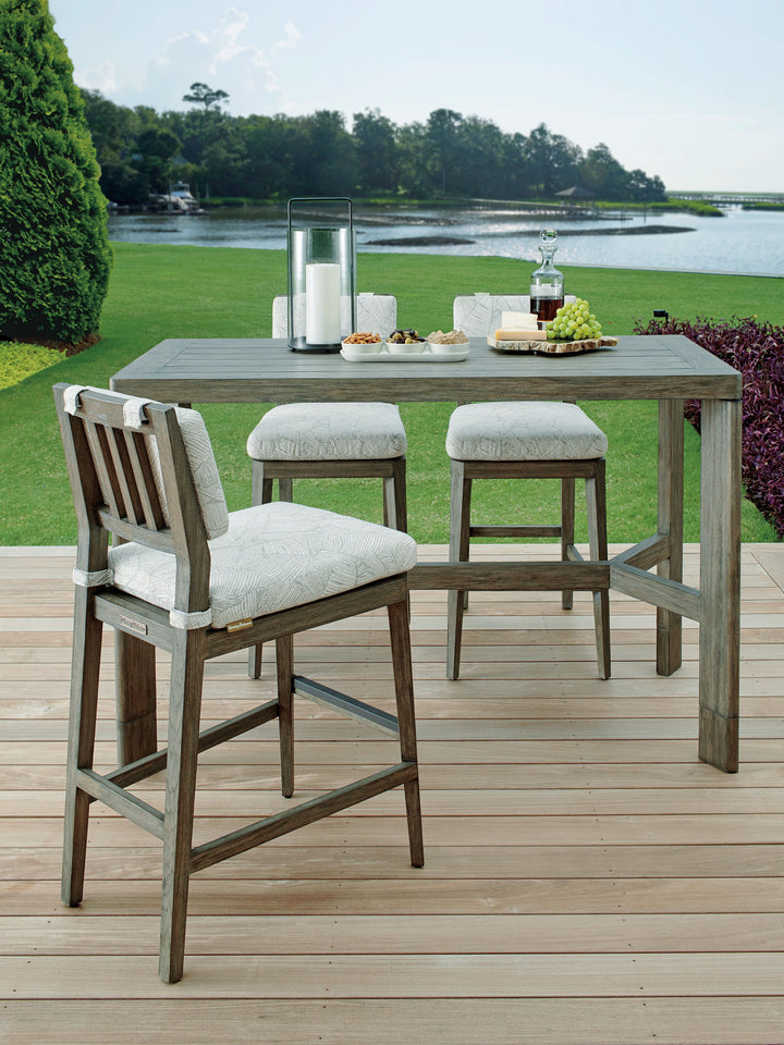 La Jolla - High/Low Bistro Table - Dark Brown