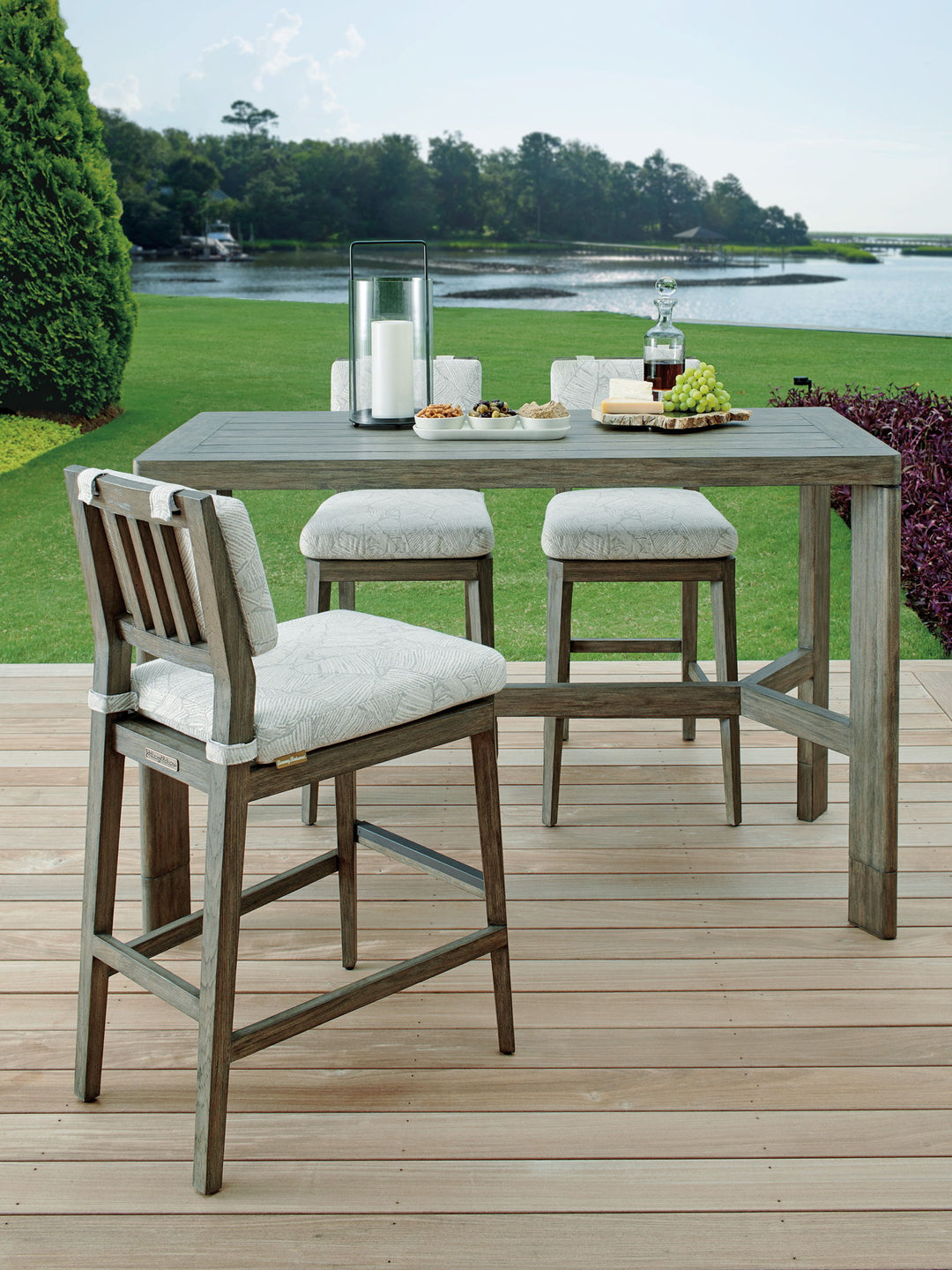 La Jolla - High/Low Bistro Table - Dark Brown