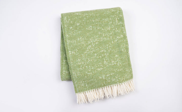 324 - Celestial Plush Throw with Ivory Fringe - 55" x 70": Light Blue