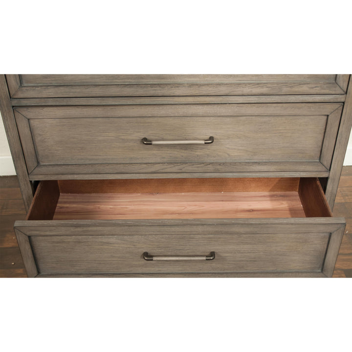 Vogue - Five Drawer Chest - Gray Wash