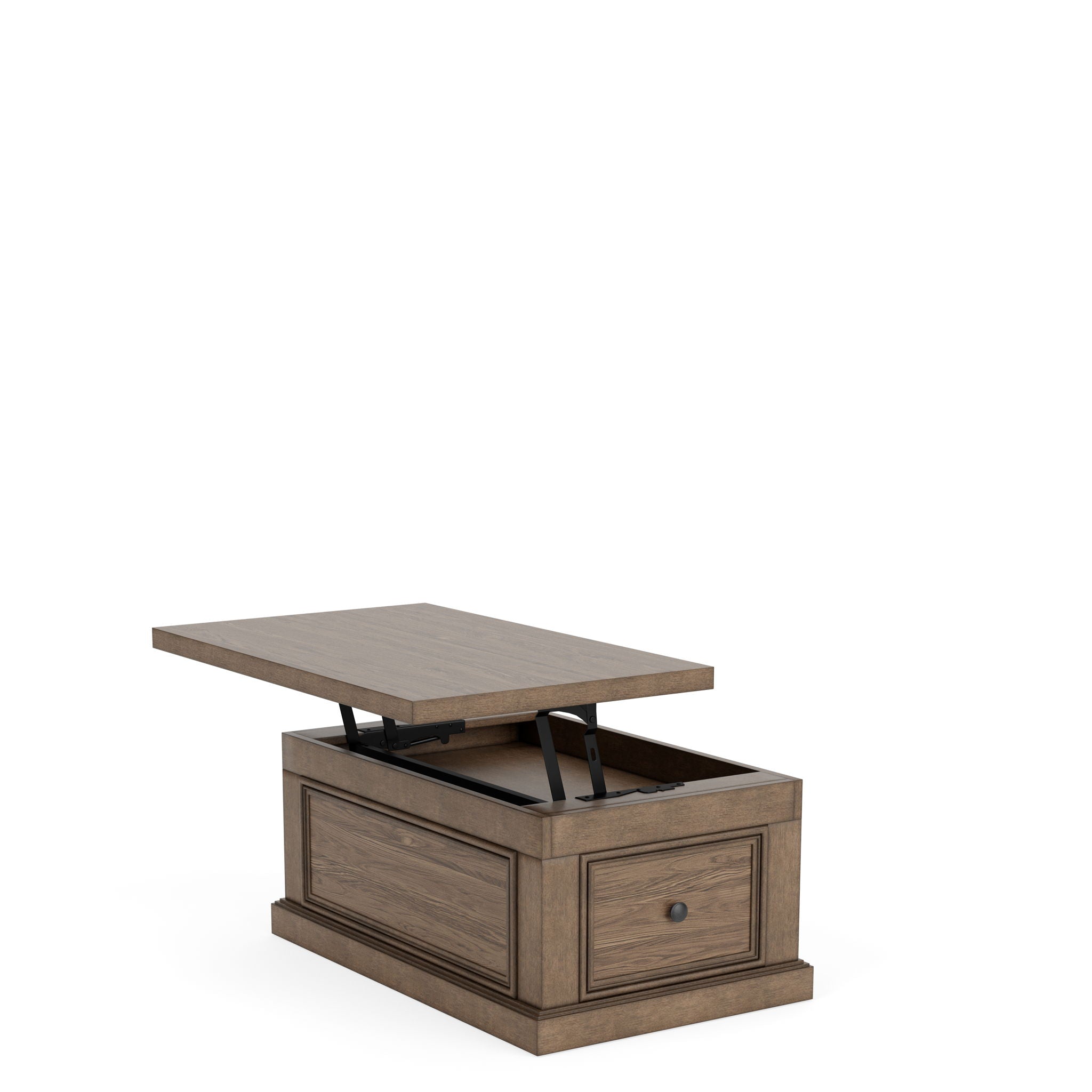 Hamilton - Lift-Top Trunk Cocktail Table - English Oak