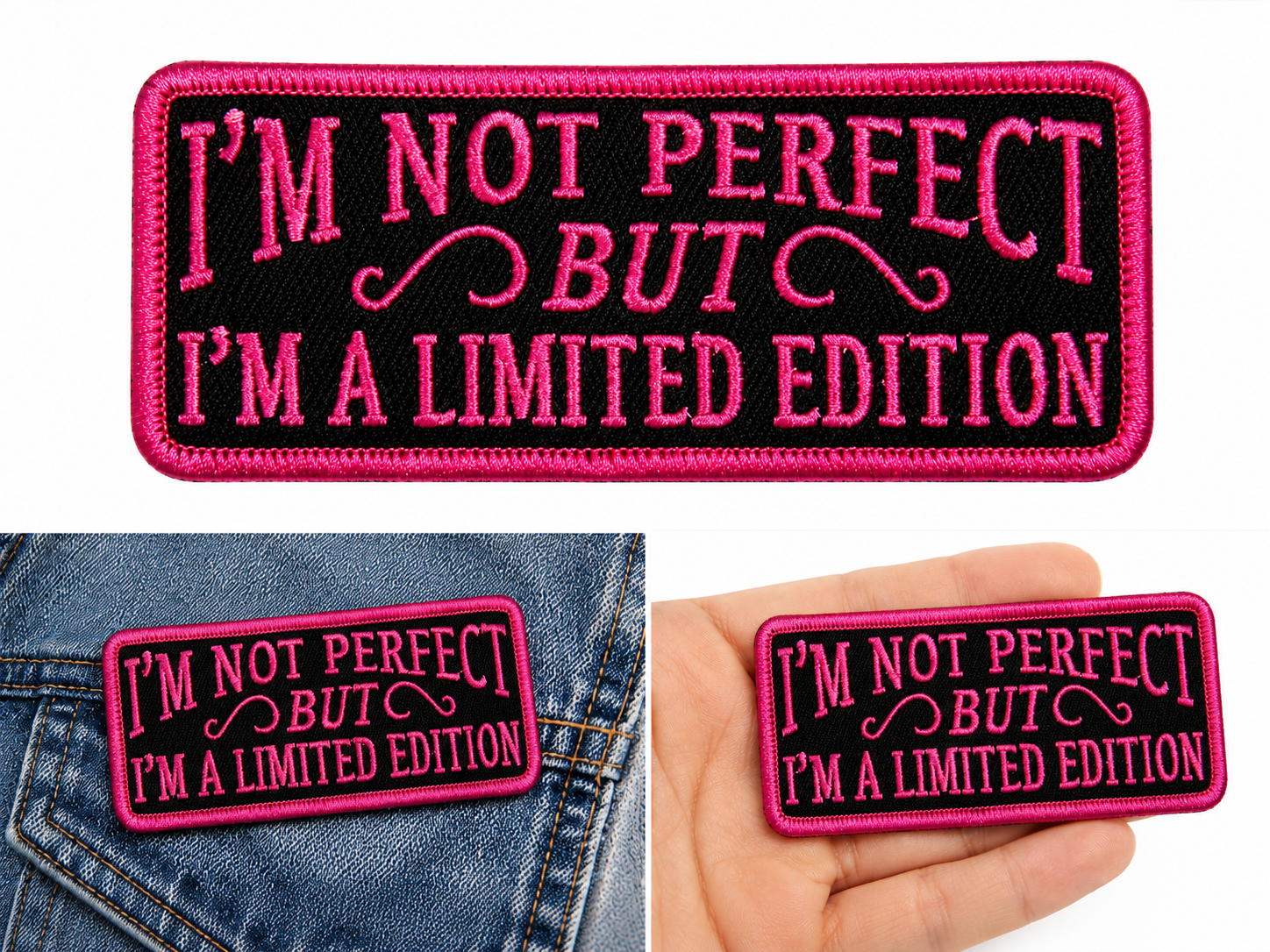 Limited Edition Iron-On & Sew-On Rayon Patch – 4" x 2"