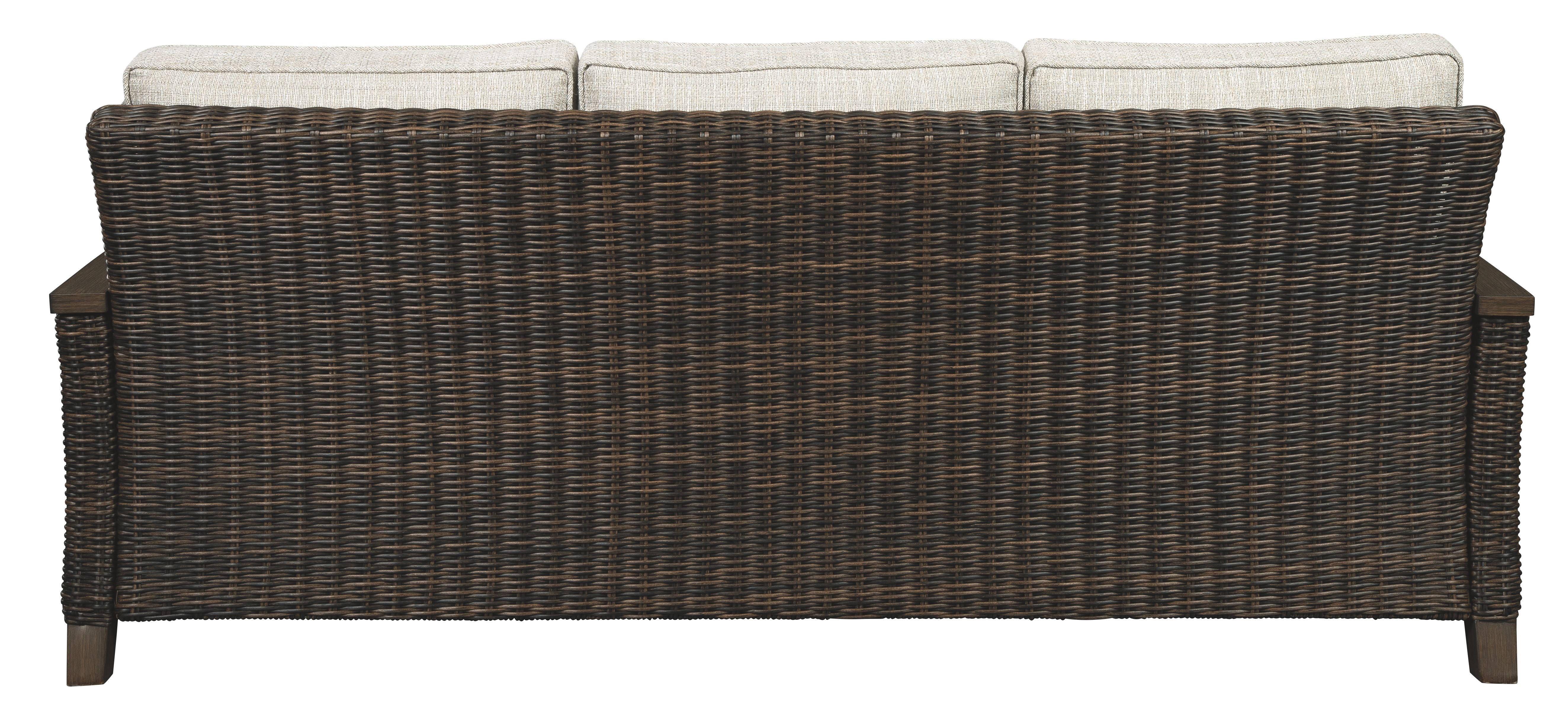 Paradise Trail - Sofa with Cushion - Medium Brown