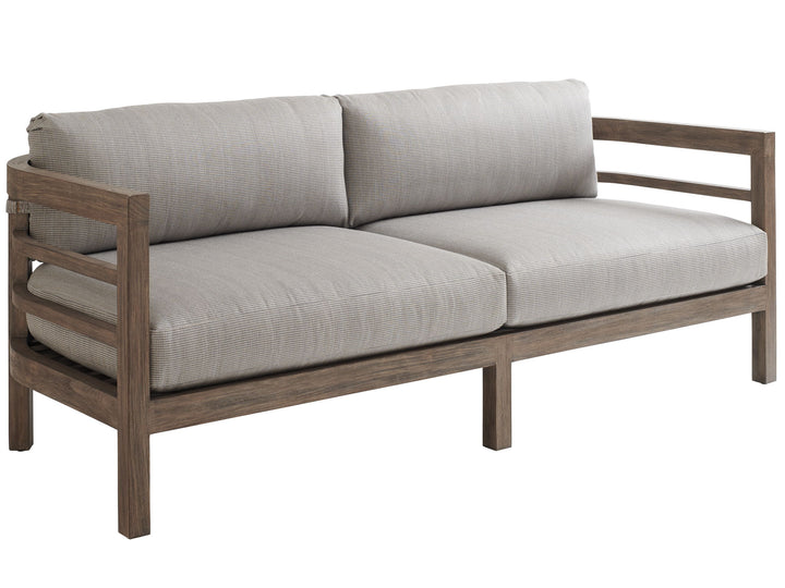 La Jolla - Wood Sofa - Dark Gray