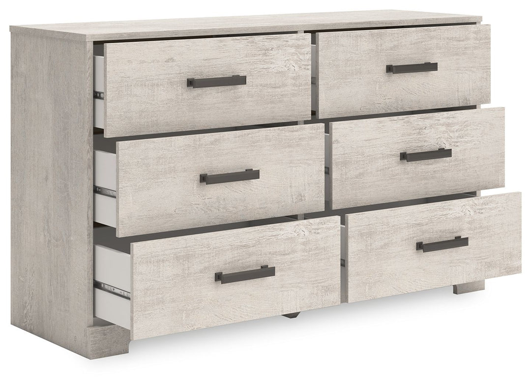 Shawburn - Gray - Six Drawer Dresser