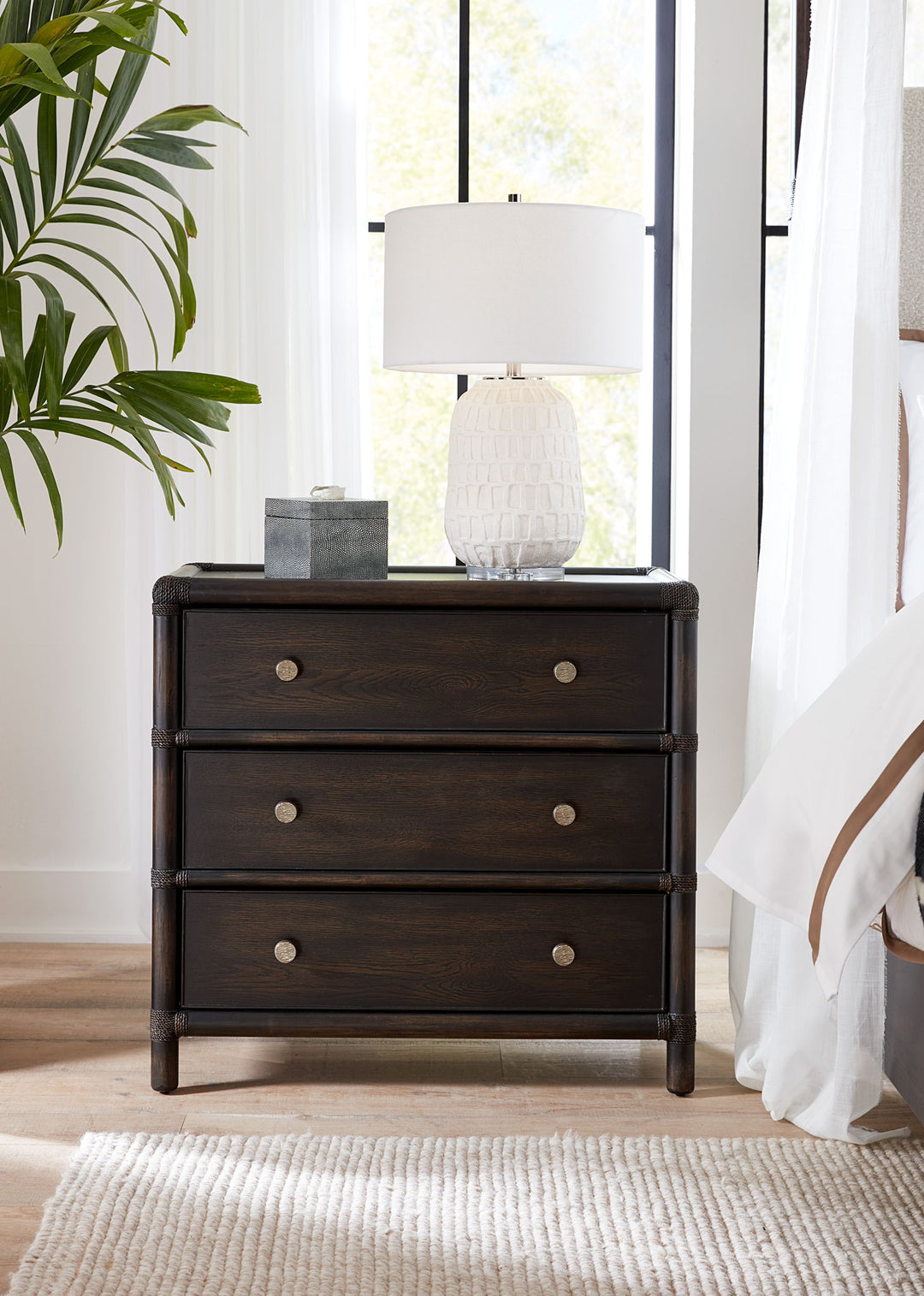 Retreat - Pole Rattan Nightstand