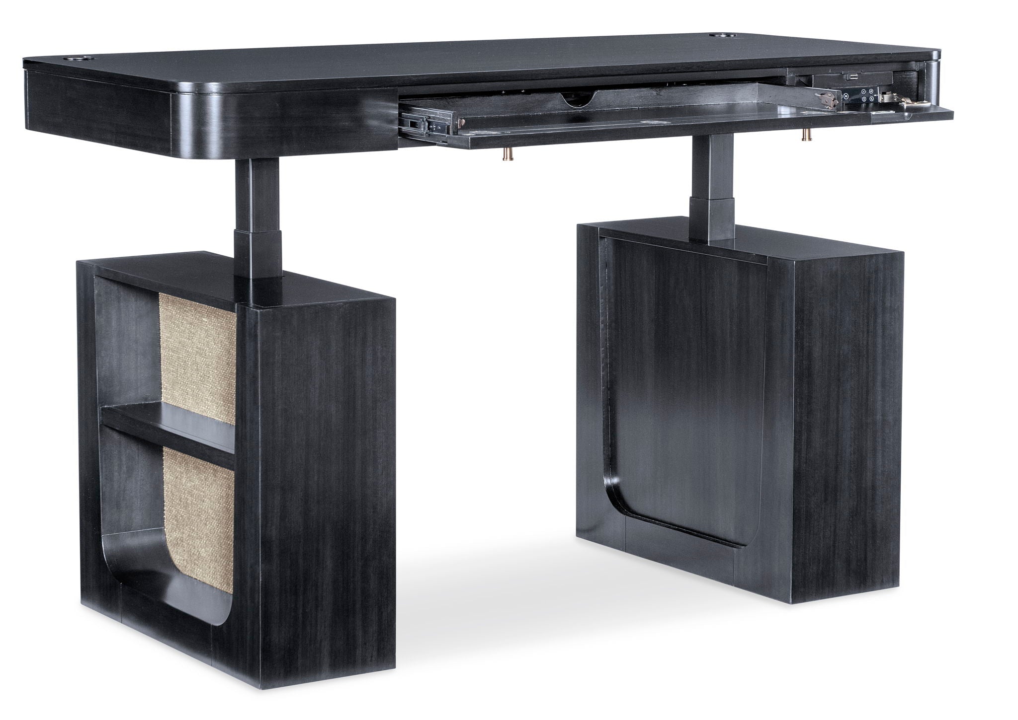 Kenzo - Adjustable-Height Desk - Black